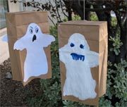 paper bag ghost