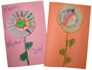 Mother's Day Card - Paper cup flower