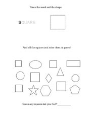 worksheet shape square