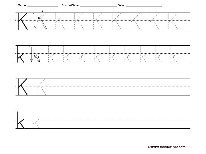 tracing-and-writing-letter-k-worksheet