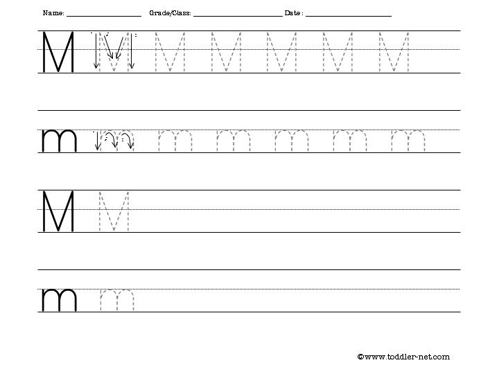 tracing-and-writing-letter-m-worksheet
