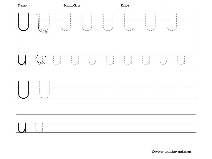 tracing-and-writing-letter-u-worksheet
