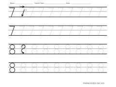 numbers 7 and 8 tracing worksheet