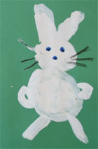 easter bunny painting
