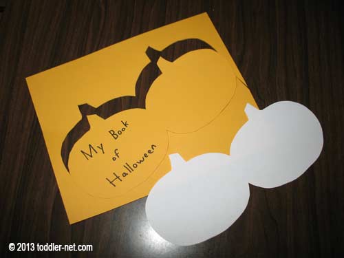 How to make Halloween Book craft