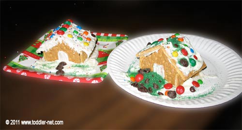 simple gingerbread houses
